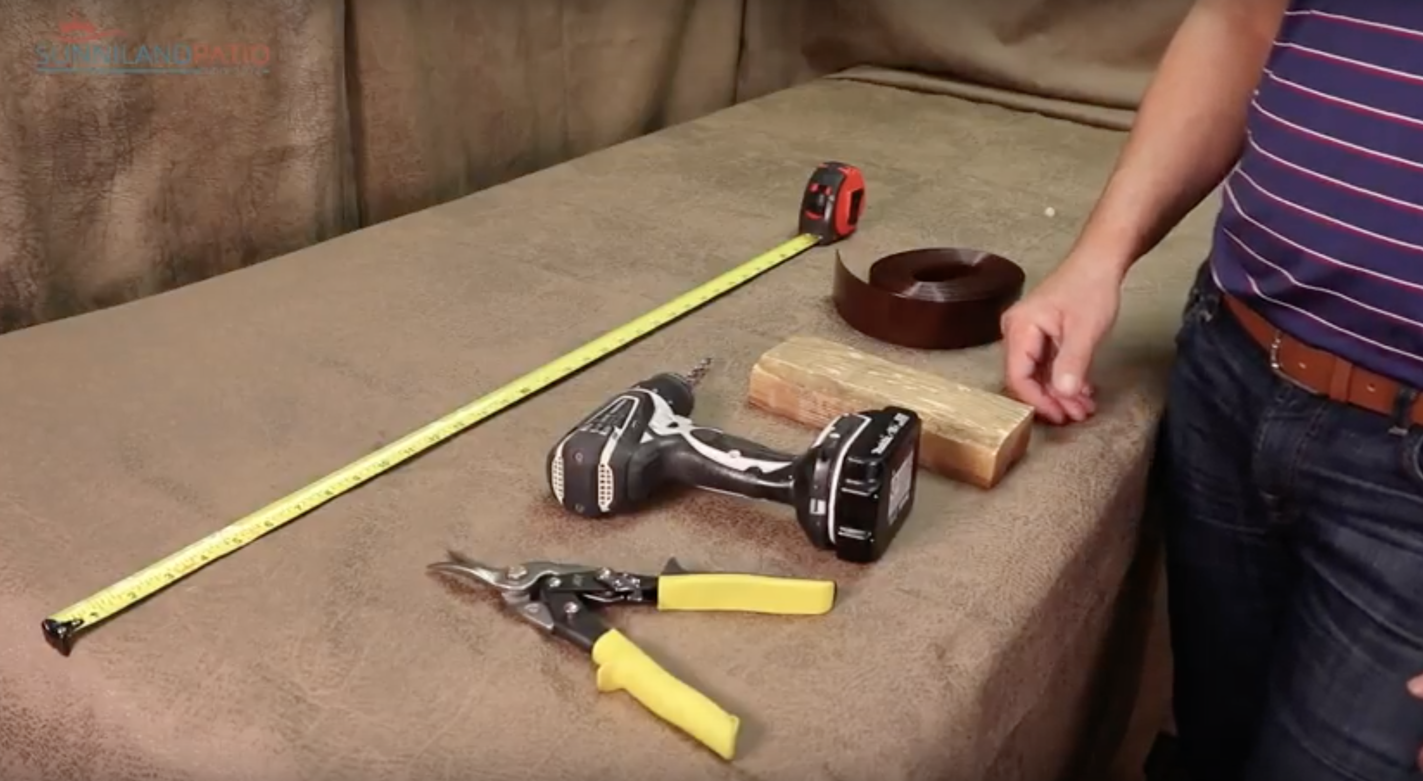 How to Make Vinyl Strapping from a Strap Roll Sunniland Patio Patio